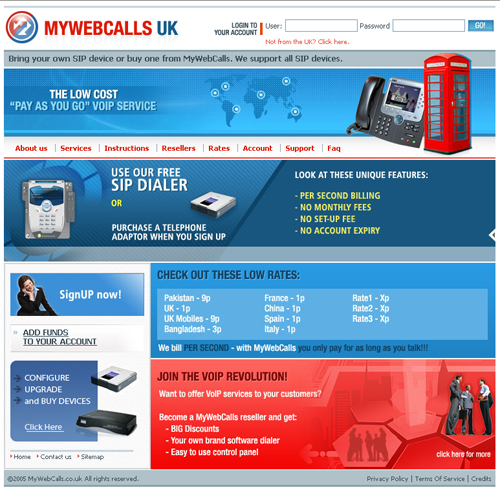 MyWebCalls.co.uk
